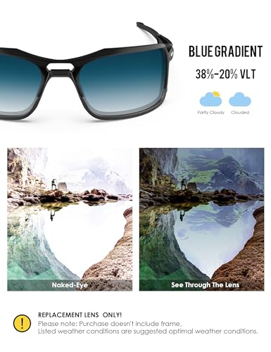 Image of BLAZERBUCK Polarized Replacement Lenses for Oakley Triggerman Sunglass OO9266