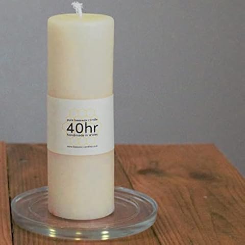 Ivory Pure Beeswax Candle Handmade in Wales Cover