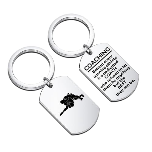 Porte-clés de lutte plaque d'identité dog tag acier sport combat