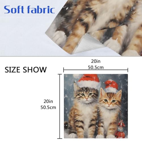 Servilletas de Tela Multicolor Set x6 20x20 pulg miniatura 6