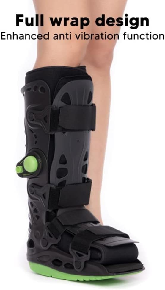 Medical Pneumatic Walking Boot Dual Gasbags Design Inflatable Walking Boot For Fractures, Post Ligament & Tendon Surgery, Ankle Sprains, Injury Recovery And Achilles Repairs (Size : Small)