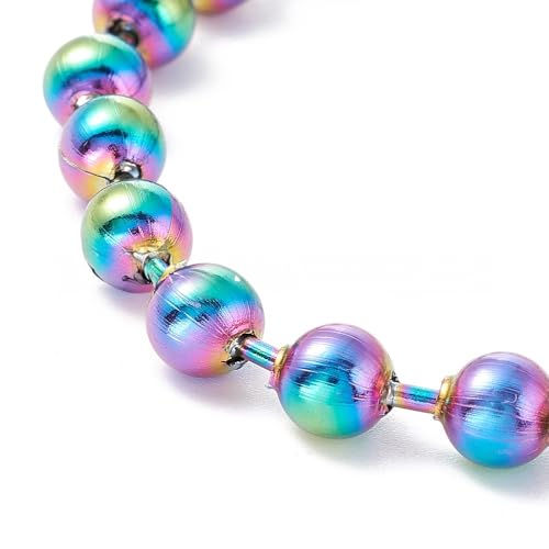 Image of LZD 6-10 inch Stainless Steel Ball Chain Beads Bracelet Silver Gold Multicolor 2 /4 /6 /8 /10mm Bead P274