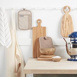 KitchenAid Beacon Two-Tone Non-Slip Pot Holder Set, Milkshake/Beige, 7"x10", 2 Piece KitchenAid Beacon Two Tone Non Slip Pot Holder Set MilkshakeBeige 7×10 2 Piece