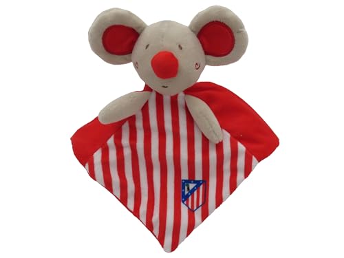 CYPBRANDS Atlético de Madrid- Doudou para bebés, Mantita de apego, Peluches bebé, Ratón, Wandi, Producto Oficial