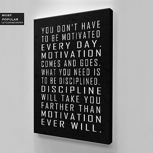 Impression de citations motivantes sur toile de bureau design - 6