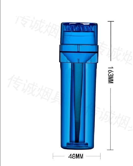 Miniatura 4 de Molinillo de hierbas multifuncional, molinillo de cono transparente para hierbas, viene con 6 conos (gris)