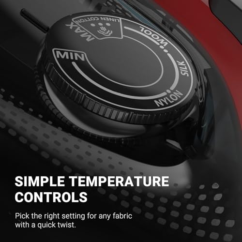 BEAUTURAL Steam Iron for Clothes, Ceramic-Coated Soleplate with Burst Steam, 3-Way Auto Shutoff, Anti-Drip and Anti-Calc, Self-Cleaning, 1500W Powerful for Home Use - Image 6