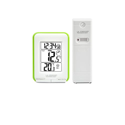 La Crosse Technology WS6810 Station de Température, Coloris Vert – vue 2