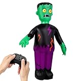 2.4GHz remote-controlled inflatable quirky toy, rechargeable electric remote-controlled ghost toy, 360° rotating, walkable, suitable for outdoor toys and birthday gifts for boys aged 6-12.（wack）