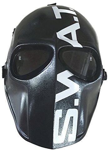 Invader King Airsoft Mask Army of Two Protective Gear Outdoor Sport Fancy Party Ghost Masks Bb Gun (S.W.A.T.) - Thumbnail 4