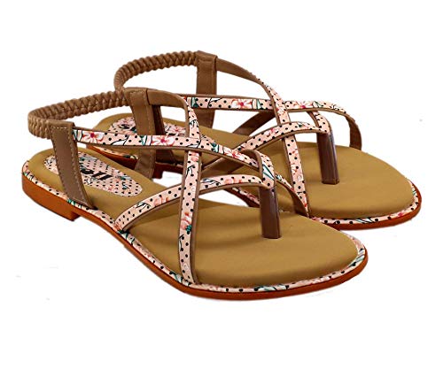SKOLL Women Flower Print Flats Beige (B07XTHVFP2) Amazon Price History, Amazon Price Tracker