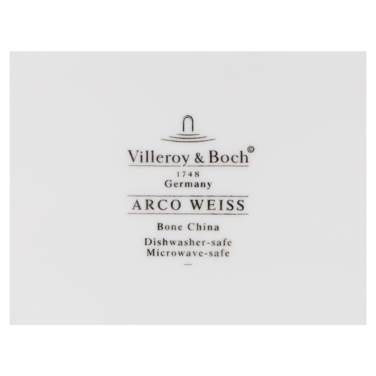 Villeroy & Boch Königskuchenplatte Arco weiß Bone China Spülmaschinenfest 34,6 cm x 15,4 cm Simpel Dessertteller