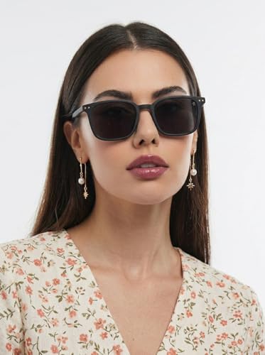 Image of EYEJACK by Voyage UV Protected Square Sunglasses for Men & Women