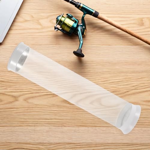 Tubo flotador de pesca transparente para accesorios en acampadas 6