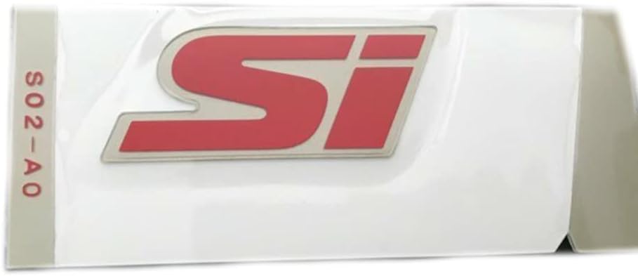 Genuine Honda 75723-S02-A11ZB Rear (Type01) (Si) (Dolphin Gray/Hearty Red) Sticker