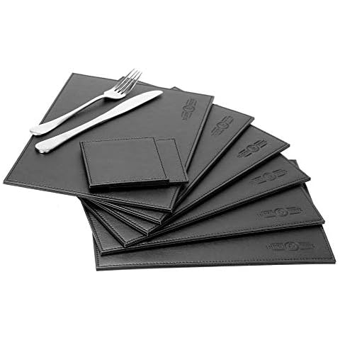 Maison & White 12 Piece Faux Leather Set Cover