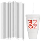 Disposable Tumbler Straws - 10 Inches Tall (Clear, 250)