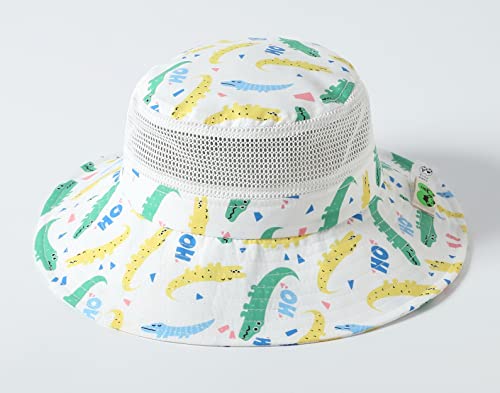 Sombrero de protección solar ajustable para proteger del sol a bebés y niños 3