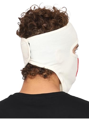 Image of Gajraj Unisex Cotton Anti Pollution Dust Sun Protecion Full Face Cover Mask with Air Filter Mesh and Visor (Skin)