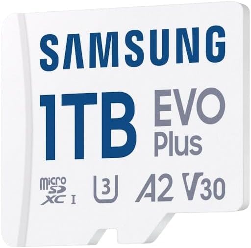 Image of Samsung 1TB EVO Plus Gen2 Micro SD Memory Card with Adapter