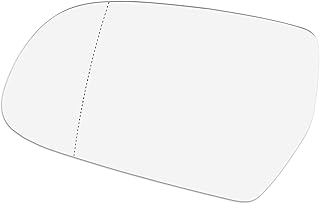 ACROPIX Driver Left Side Heated Mirror Glass Replacement with Backing Plate Fit for Audi A5 Quattro S4 - Pack of 1 Clear Glass