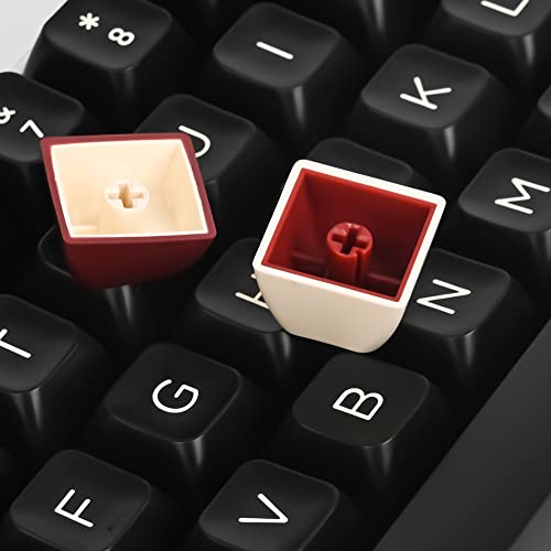 Image of Fogruaden PBT Keycaps Set, SA Profile Custom Keycap for Mechanical Keyboard Keycaps(SA Roman)