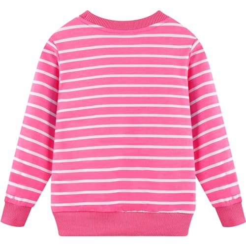 Toddler Girls Dog Sweatshirt Baby Crewneck Pullover Sweater Shirts Cotton Long Sleeve Tops Kids Winter Clothes 3T2