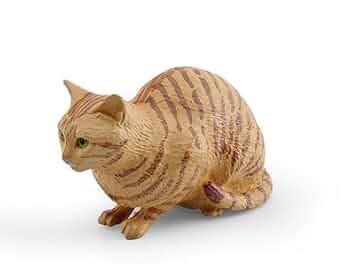 猫チキ！3点セット！猫、猫オイル、トラのミニチュア像！ Amazon.co.jp: 茶トラ猫 にゃんこ ミニチュアフィギュア置物