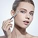 MOGILAN Angled Concealer Brush Under Eye, Mini Angled Contour Brush Synthetic Kabuki Brush for Concealing Blending Setting Buffing with Powder Liquid Cream Cosmetics Vegan Makeup Brushes (276)