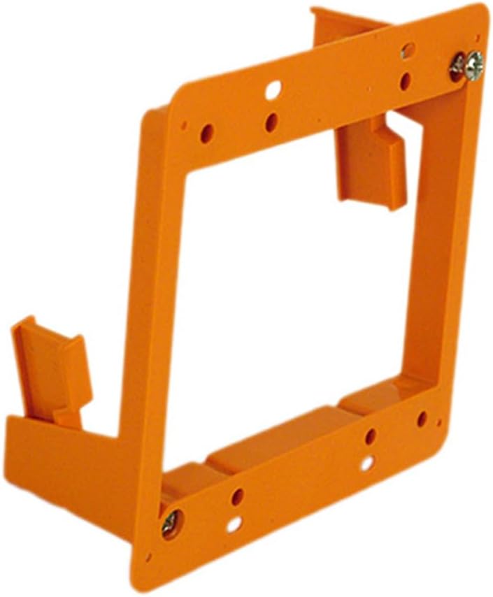 Construct Pro Slim Dual Gang Open Back Low Voltage Bracket, Each
