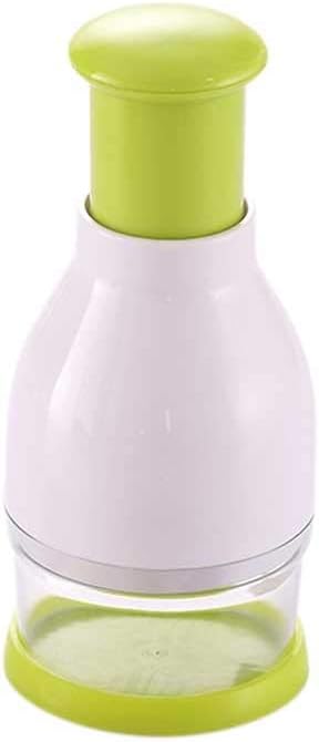 Manual Slap Press Chopper Dicer, Easy to Clean, Hand Food Mincer for Vegetables Onions Garlic Nuts Salads