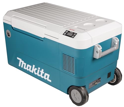 Makita CW002GZ01 Akku-Kompressor-Kühl- und Wärmebox 40V max. 50 Liter (ohne Akku ohne Ladegerät) Petrol/Weiß