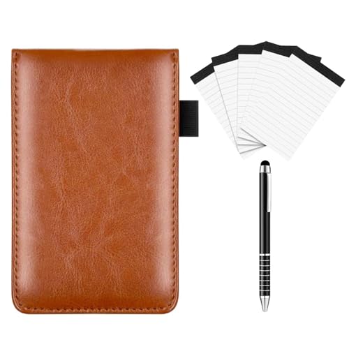 Cuaderno tamaño bolsillo - Mini Bloc Notas 7,6 X 12,7 Centímetros - Pequeño Cuaderno de Bolsillo - Para Uso Diario En La Escuela, El Trabajo, El Estudio, La Oficina, Los Viajes, Estudiantes Y Reunione