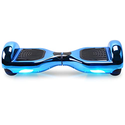 Hoverboard, 6.5" Self Balance Scooter, Elektro Skateboard Bluetooth-Lautsprecher LED-Leuchten, Geschenk für Kinder Jugendliche Erwachsene…