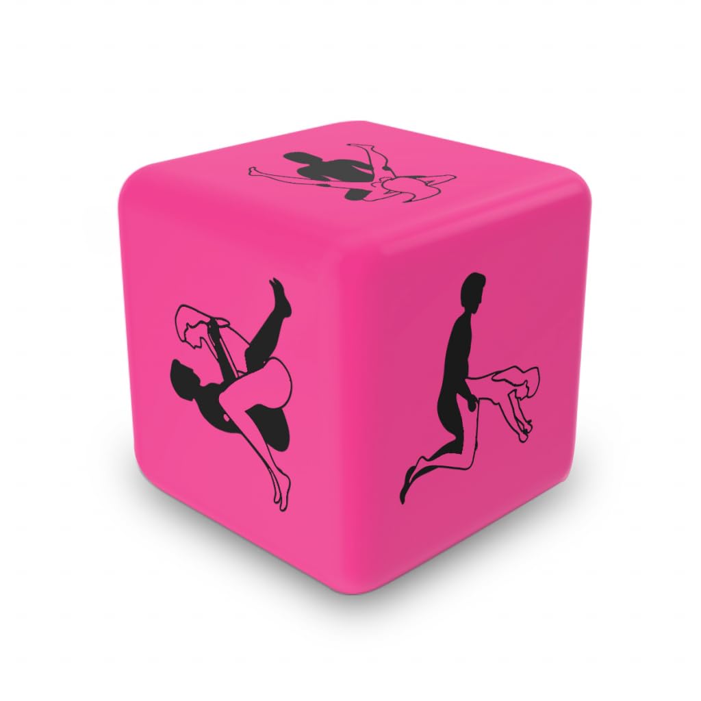 Gift Republic Kama Sutra Dice Couples Gift Adult Sex Position Dice Sex Game, Pink
