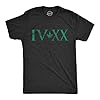 Crazy Dog T-Shirts Mens IVXX 420 T Shirt Funny Graphic Weed Tee Cannabis CBD Pot 420 Gift for Stoners