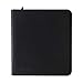 Vault X 12 Pocket Trading Card Zip Binder, 480 cards, Premium Exo-Tec Album Material, 20 Side-Loading Pages, Folder for Collectible Card Games, Sports, TCG (Black)