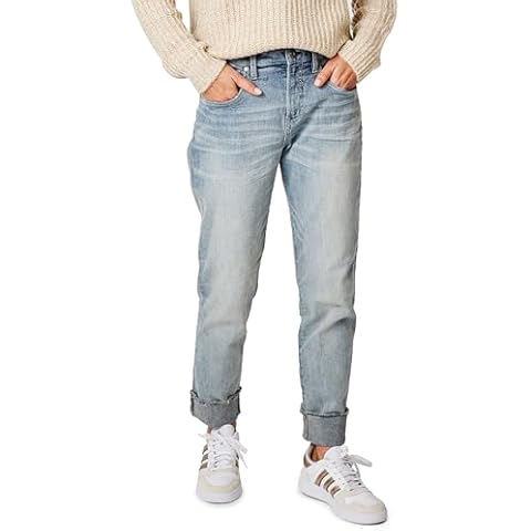 Carve Designs Carson Boyfriend Jeans for Women - Mid-Rise & Relaxed Fit Beach Blue 4 Cover