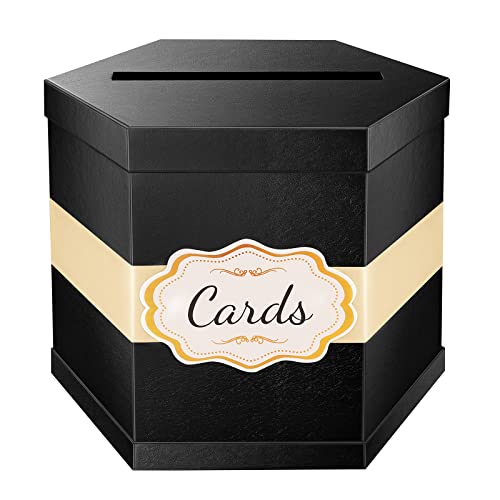 ROSEGLD RG-KP-BLACK-14 Schwarze Kartenbox