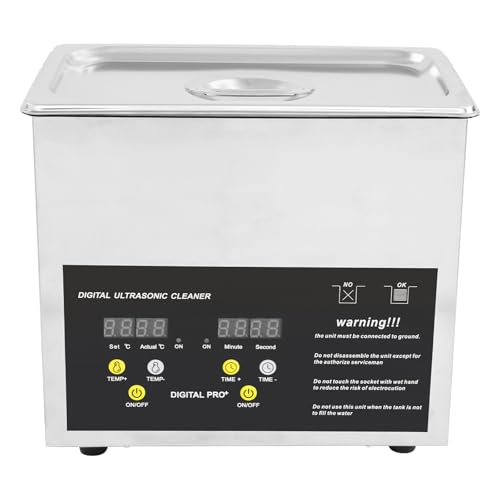 3L Ultraschallreiniger mit Großer Kapazität,100W Edelstahl Professioneller Schallreiniger,Ultraschallgerät Reinigungsgeräte, Reiniger Ultraschallgerät für Brillen, Kondensatoren, PC Platinen, Rasiera 3L Ultraschallreiniger mit Großer Kapazität,100W Edelstahl Professioneller Schallreiniger,Ultraschallgerät Reinigungsgeräte, Reiniger Ultraschallgerät für Brillen, Kondensatoren, PC Platinen, Rasiera