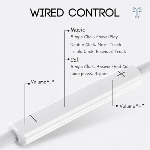 USB C Headphones, 2 Pcs USBC Headphones Wired Earphones Type C In Ear Earbuds With Mic & Volume Control for iPhone 15/16 Plus iPad Samsung Galaxy S25 S24 S23 S22 S21 FE iPad Pro Huawei Google Pixel - Image 5