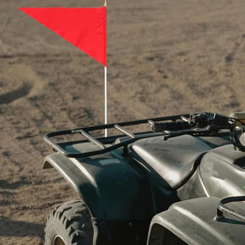 Mástil para bandera triangular de moto que soluciona la falta de visibilidad 6