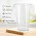 Dining Collection Clear Plastic Pitcher – 52 oz – 6 Pack - Square Elegant Design -Easy Pour – Durable Plastic Pitcher for all Occasions