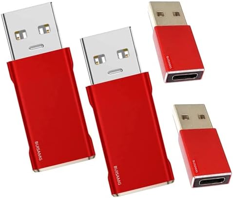 Data Blocker, USB A & USB C Data Blocker for Any USB C Mobile Phone Quick Charge, Protect Against Juice Jacking, Refuse Hacking, USB Data Blocker Only Safe Charging. (4-Pack)