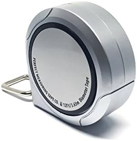 Perfect Pi Diameter Circumference Pi Tape Measure - Imperial + Metric Tape Measure 1/2-inch by 12ft / 3.5m - Measures Cylindrical Objects - (Pipe Tape, Tree Tape) (NON MAGNETIC VERSION)