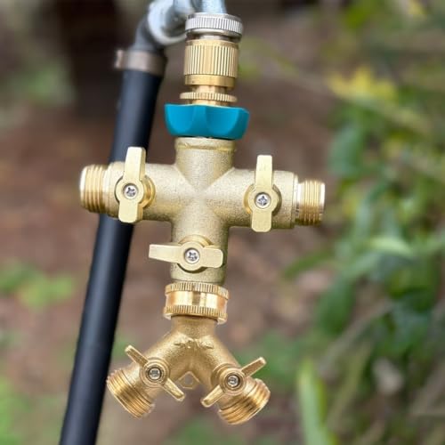 Distributeur de débit d'eau en cuivre avec poignée rotative précise - 5