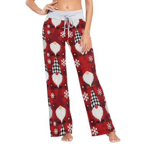 Pantalon de pyjama d'été femme M imprimé nains de Noël pour vos soirées cocooning
