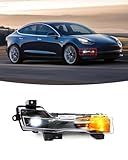 TZYSZDB LED Fog Light Daytime Running Lights Compatible with Tesla Model 3 2017-2023 Model Y 2020-2023 DRL Fog Lamp (Passenger Side/Right)