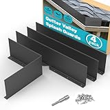 Quality Material: Made from premium aluminum and coated with a powder finish, our gutter splash guards are waterproof and weather-resistant, ensuring long-lasting performance. Flexible Design: The gutter splash guards are foldable and easy to install...