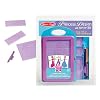 Melissa & Doug Princess Design Activity Kit - 9 Double-Sided Plates, 4 Colored Pencils, Rubbing Crayon #4